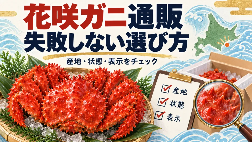 花咲ガニ通販で失敗しない選び方