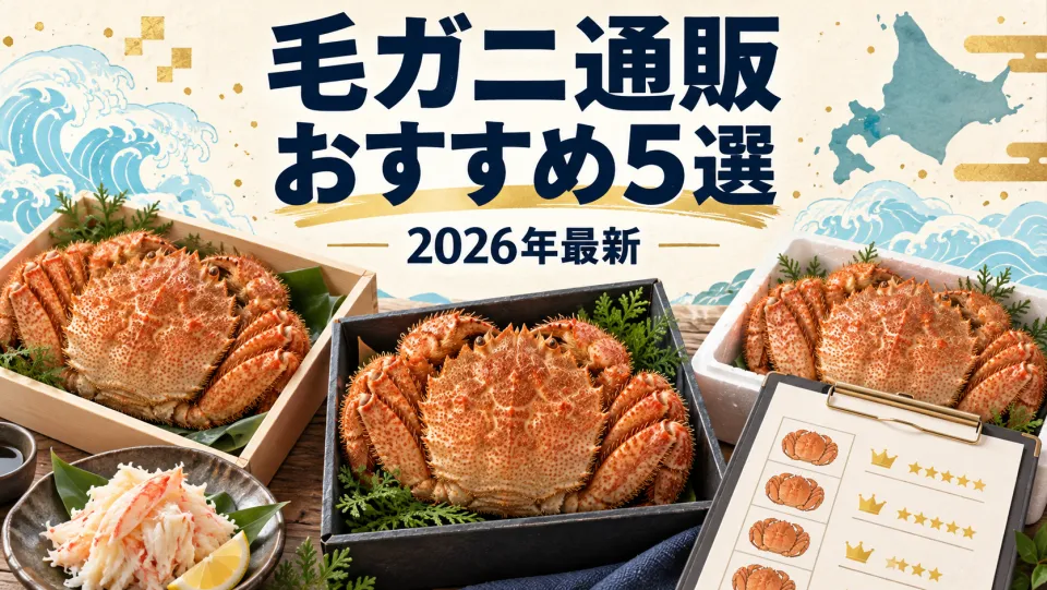 毛ガニ通販おすすめ5選(2026年最新)