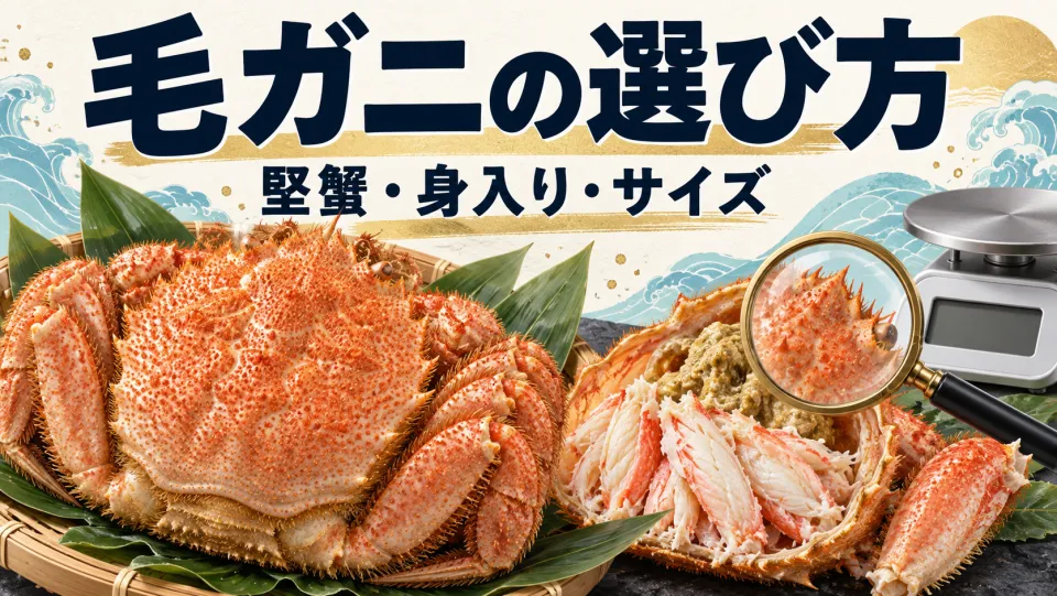 堅蟹・身入り・サイズの読み方