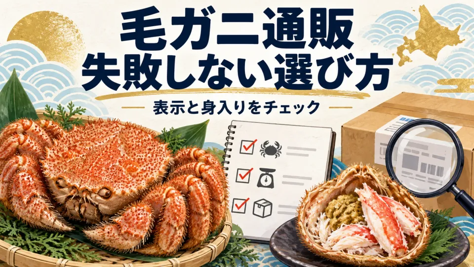 毛ガニ通販で失敗しない選び方