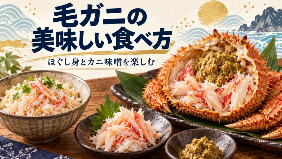 毛ガニの美味しい食べ方