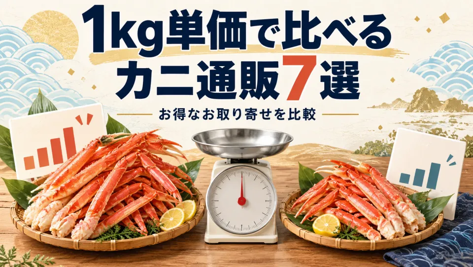 カニ通販が安いおすすめ7選（1kg単価で比較）