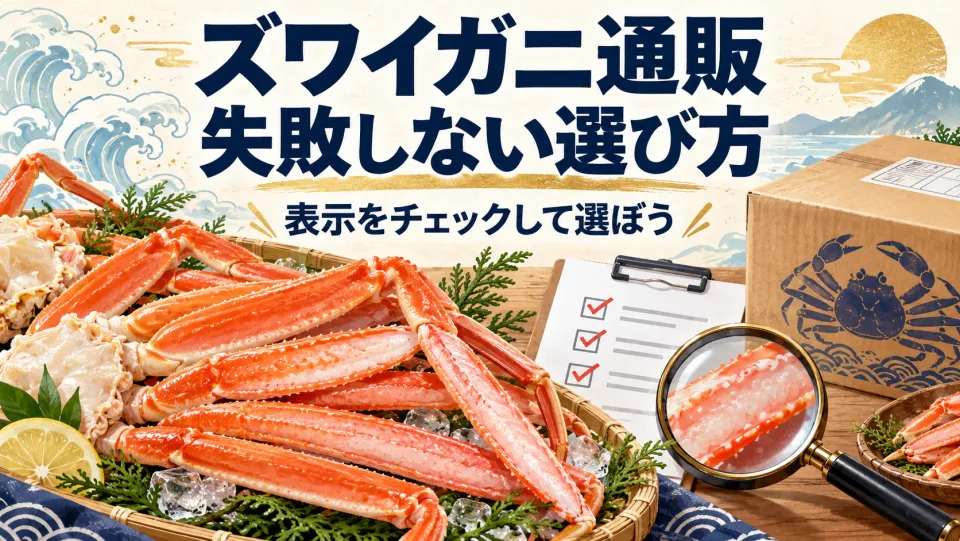 ズワイガニ通販で失敗しない選び方